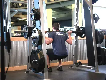 Correct form for the Smith Machine Squat