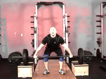 Correct form for the Snatch from Blocks