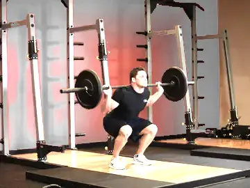 Correct form for the Speed Squats