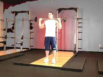 Correct form for the Standing Military Press