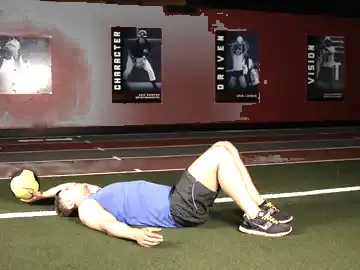 Correct form for the Supine One-Arm Overhead Throw