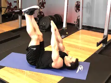 Correct form for the Toe Touchers