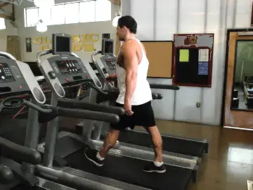 Correct form for the Walking, Treadmill